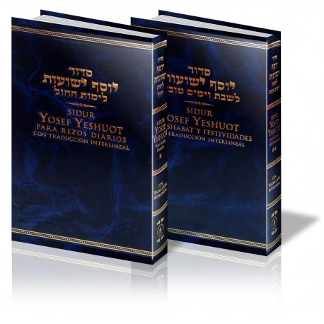 Sidur Yosef Yeshuot - set (interlineal)
