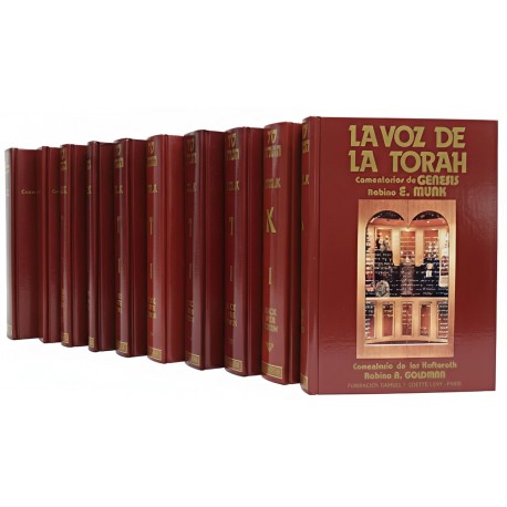 LA VOZ DE LA TORAH - SET DE 9 TOMOS